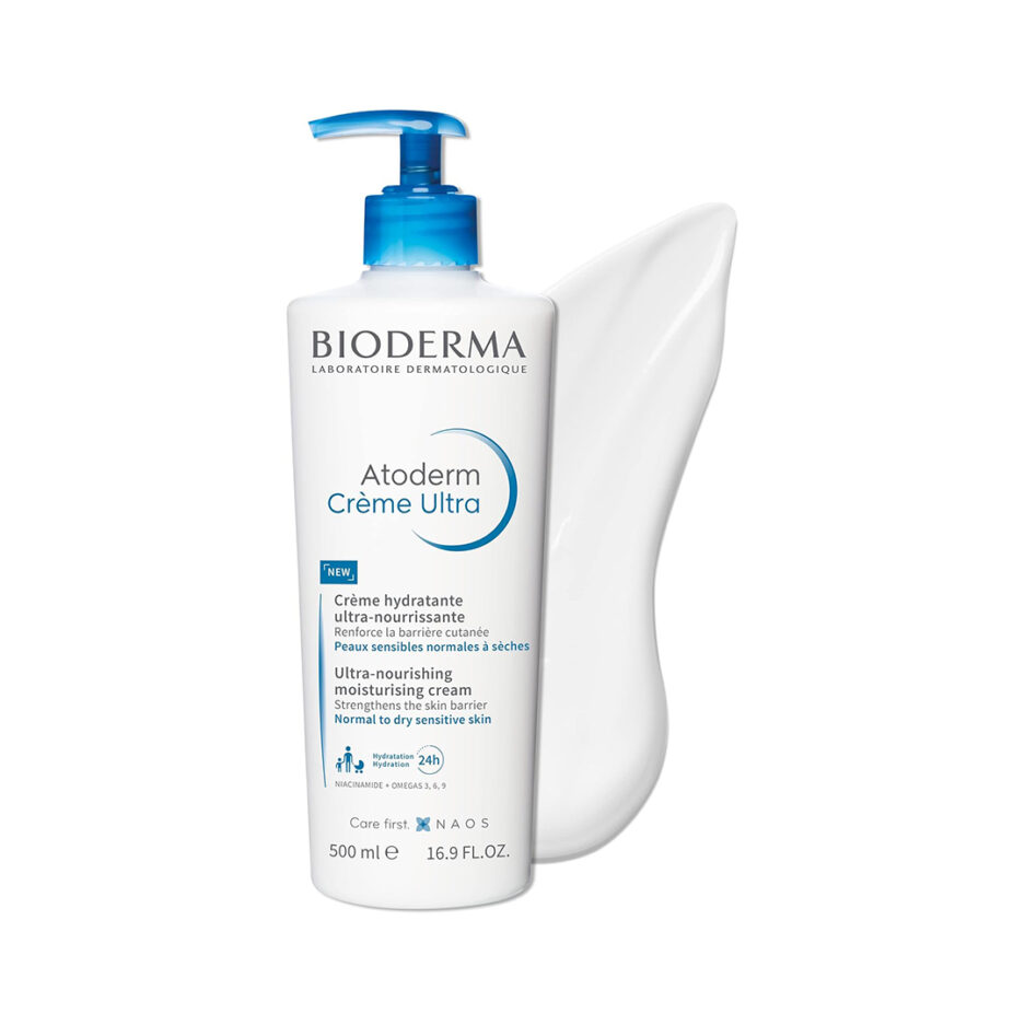 کرم مرطوب کننده صورت و بدن حجم 200 میل اتودرم بایودرما | Bioderma - Image 2