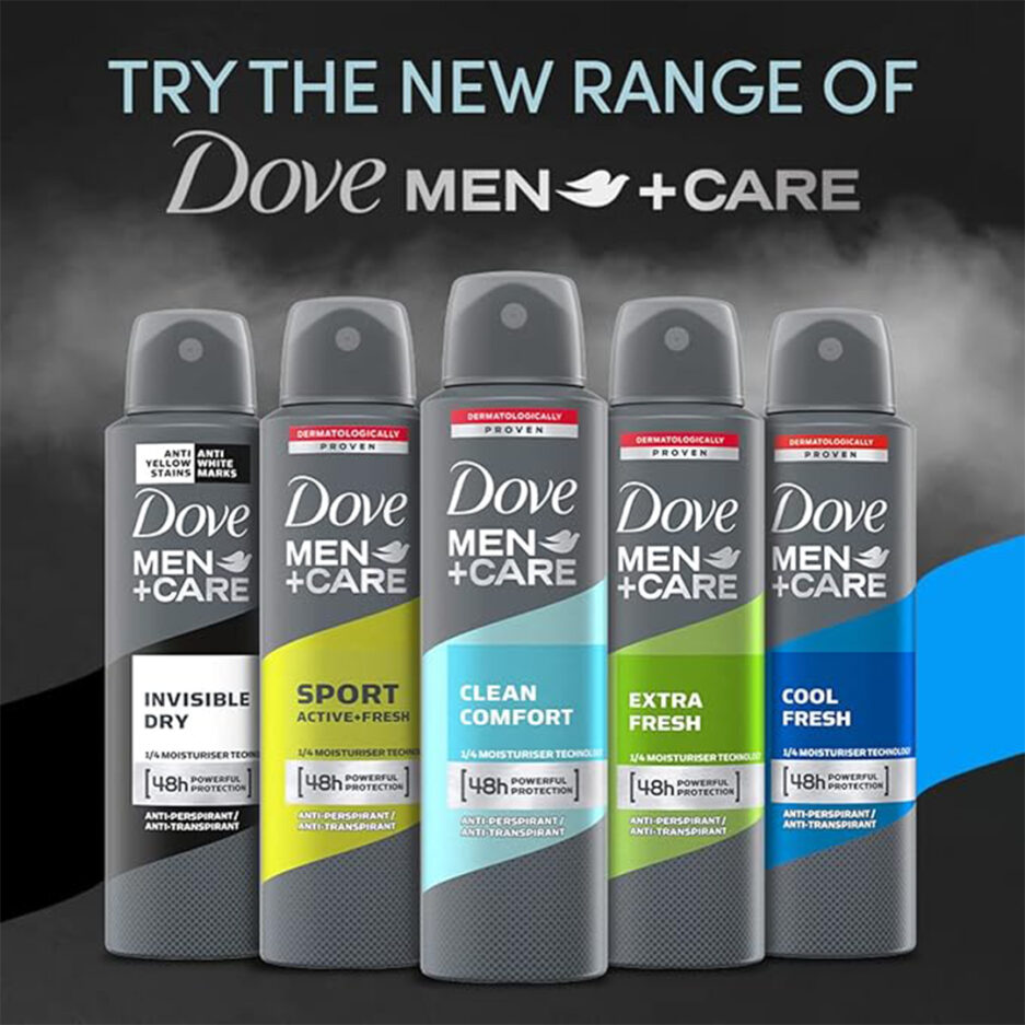 اسپري ضد تعريق مردانه 48 ساعته clean comfort حجم 250 ميل داو | Dove - Image 7