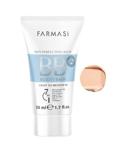 کرم بی بی 02 Light To Medium حجم 50 میل فارماسی | Farmasi