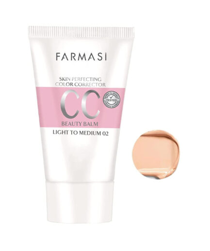 کرم سی سی 02 Light To Medium مناسب انواع پوست حجم 50 میل فارماسی | Farmasi