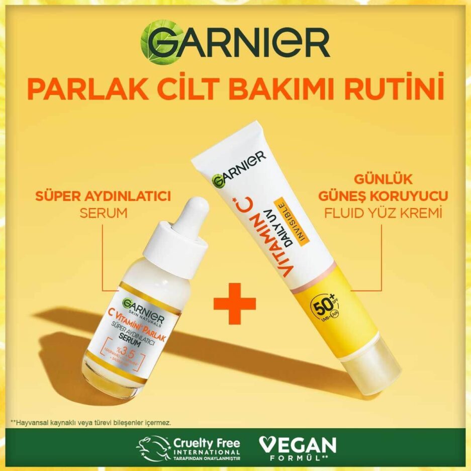 ضد آفتاب فلوئیدی ویتامین C بی رنگ SPF 50 گارنیر | Garnier - Image 2