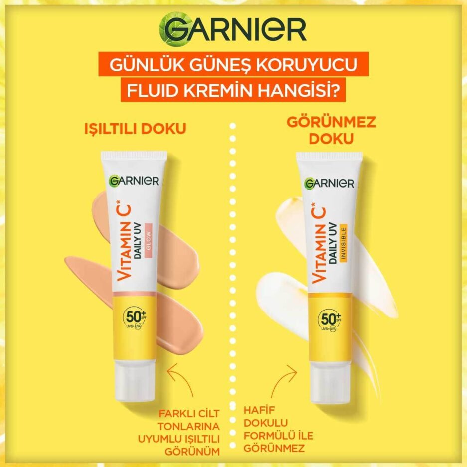 ضد آفتاب فلوئیدی ویتامین C بی رنگ SPF 50 گارنیر | Garnier - Image 10