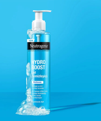 ژل شستشوی هیدرا بوست آبرسان قوی و شفاف کننده پوست 200 میل نوتروژینا | Neutrogena