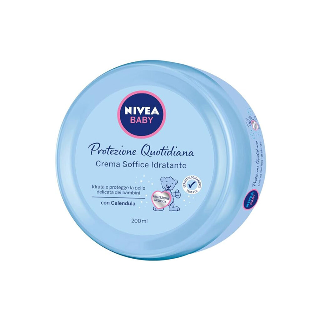کرم مرطوب کننده بدن و صورت کودک حاوی عصاره کالاندولا و پانتنول حجم 200 میل نیوا | Nivea