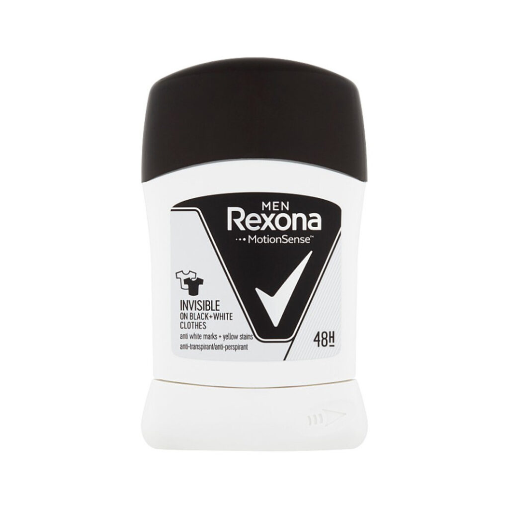 مام صابونی مردانه مدل Black & White حجم 50 میل رکسونا | Rexona