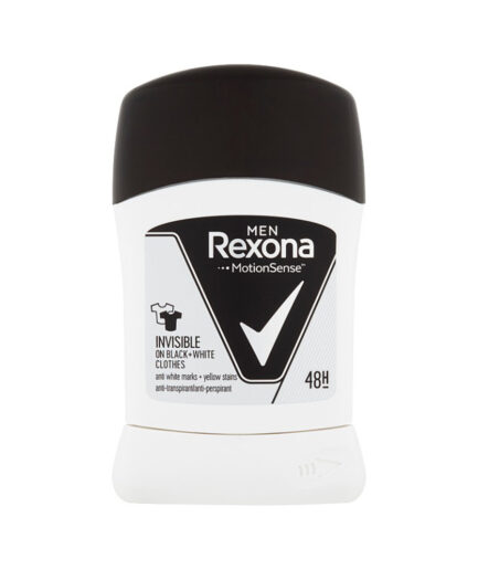 مام صابونی مردانه مدل Black & White حجم 50 میل رکسونا | Rexona