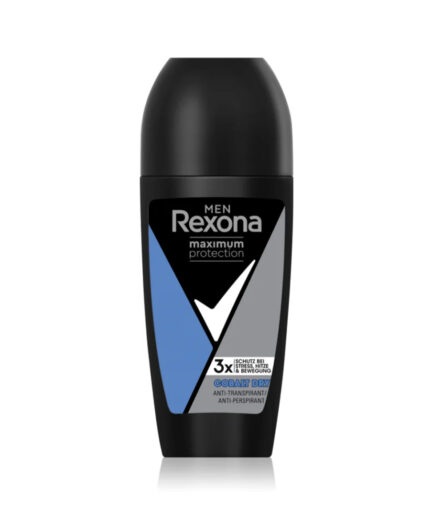 مام رولی مردانه مدل Maximum Protection حجم 50 میل رکسونا | Rexona