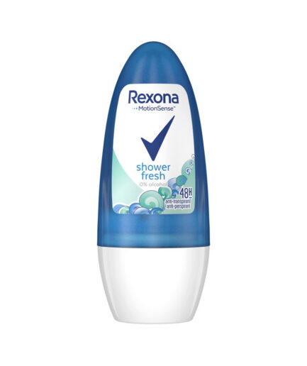 مام رول ضد تعریق زنانه مدل Shower Fresh حجم 50 میل رکسونا | Rexona