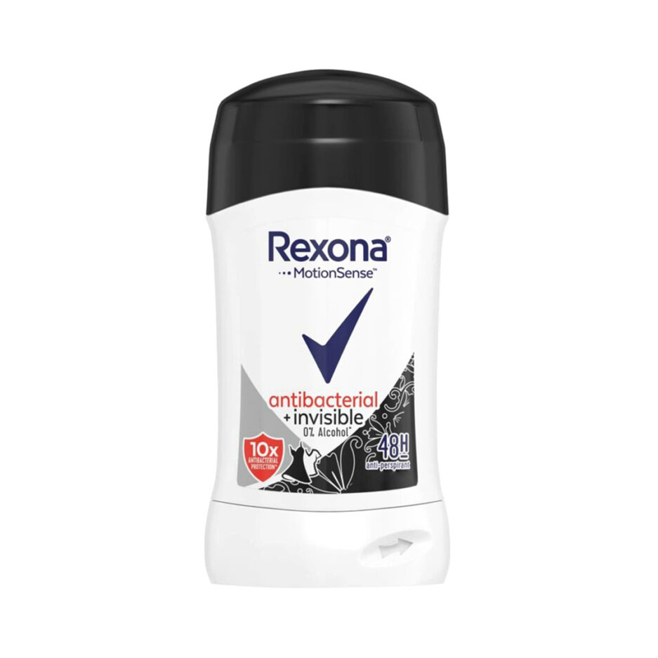 مام صابونی آنتی باکتریال مدل Invisible با محافظت 48 ساعته وزن 40 گرم رکسونا | Rexona