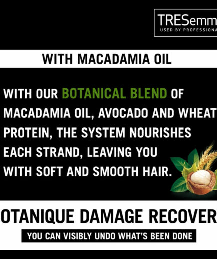 شامپو مناسب موهای آسیب دیده مدل Botanique حجم 400 میل ترزمه | Tresemme