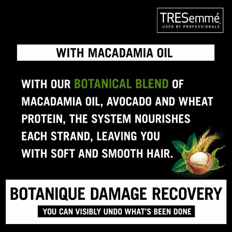 شامپو مناسب موهای آسیب دیده مدل Botanique حجم 400 میل ترزمه | Tresemme - Image 2