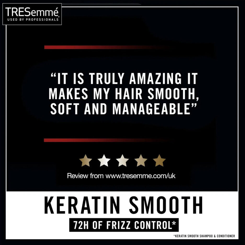 شامپو مدل Keratin Smooth حجم 400میل ترزمه | Tresemme - Image 2