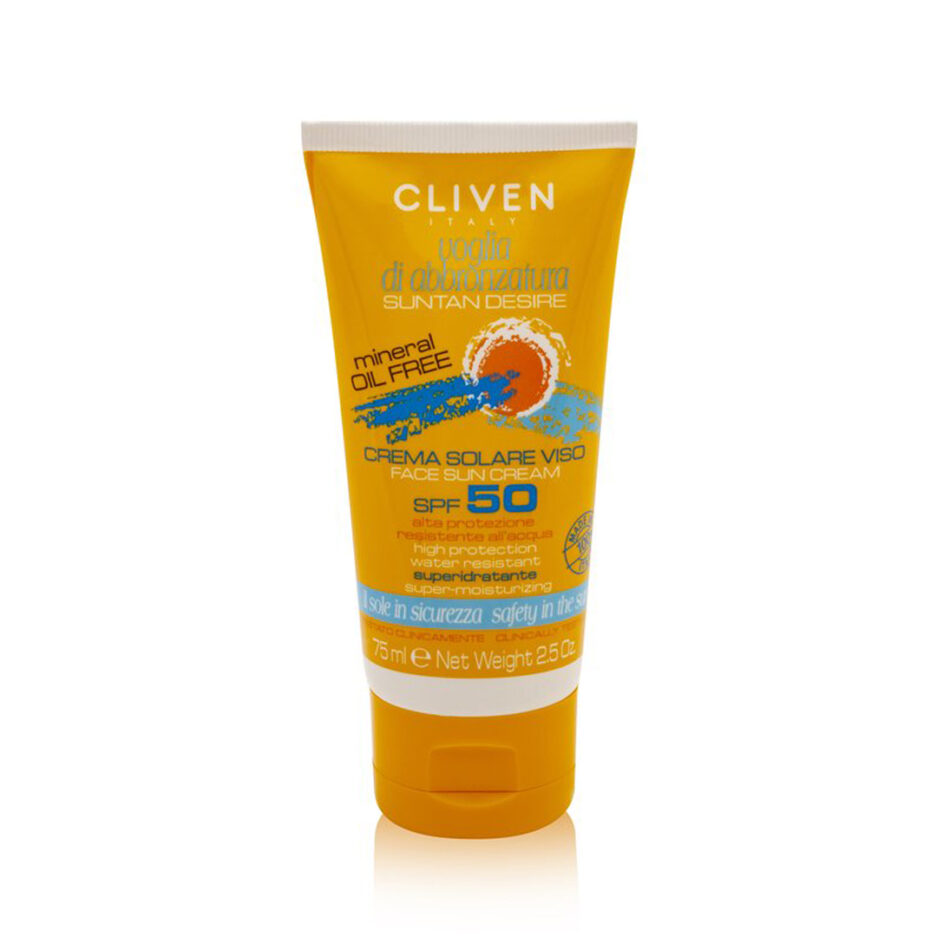 کرم ضدآفتاب SPF50 بیرنگ کلیون 75 میل کلیون | Cliven