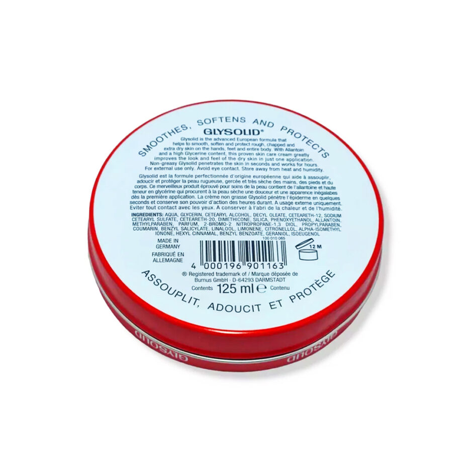 کرم مرطوب کننده  پا حجم 125 میل گلیسولید | Glysolid - Image 2