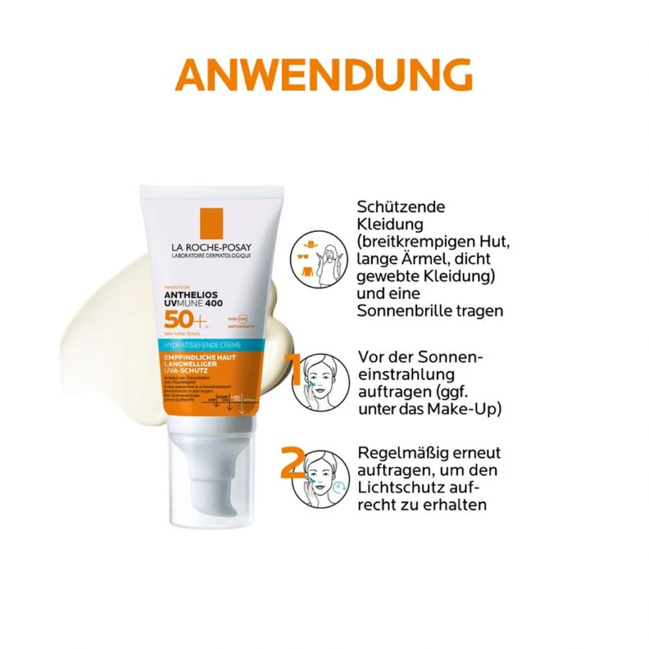 کرم ضدآفتاب آبرسان spf 50 لاروش پوزای | laroche-posay - Image 3