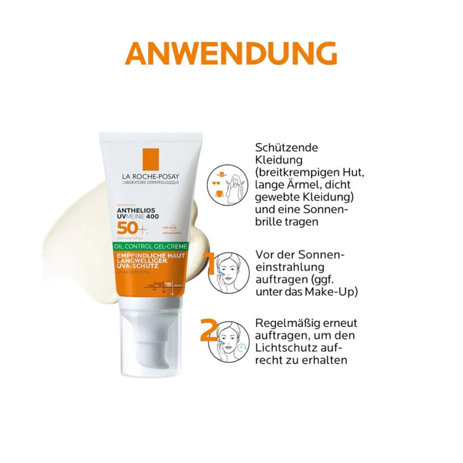 ژل کرم ضد آفتاب کنترل کننده چربی spf 50 لاروش پوزای | laroche-posay - Image 2