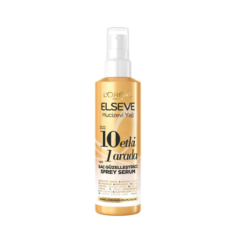 اسپری مو تقویت کننده ۱۰ کاره Elseve محافظ حرارتی مو 150 میل لورال | Loreal