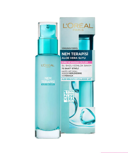 سرم آبرسان 72 ساعته پوست های خشک و حساس حجم 70 میل لورال | Loreal
