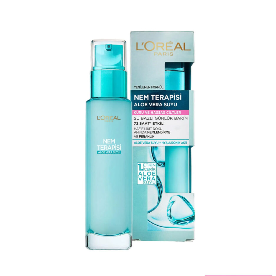 سرم آبرسان 72 ساعته پوست های خشک و حساس حجم 70 میل لورال | Loreal