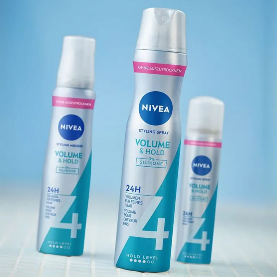 موس حالت دهنده و حجم دهنده قوی Volume & Hold Styling حجم 150 میل نیوا | Nivea - Image 4