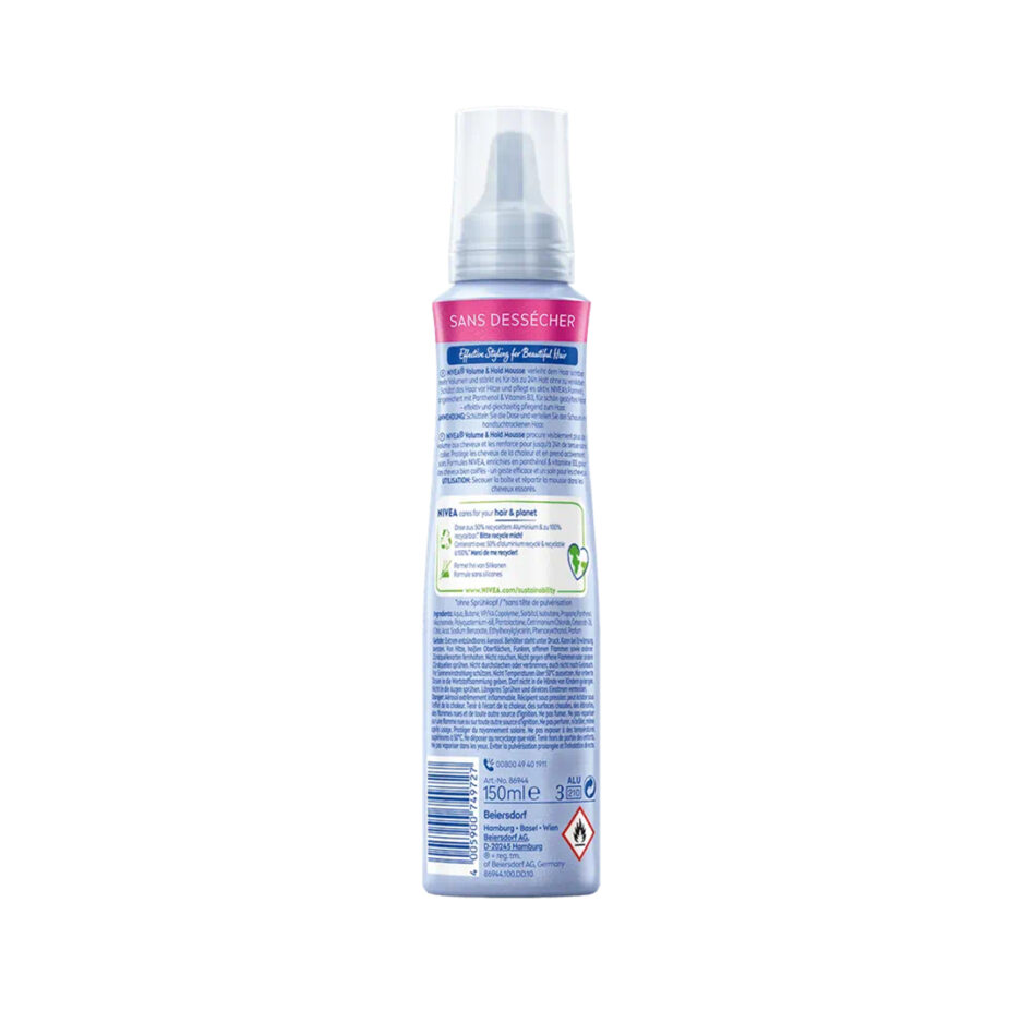 موس حالت دهنده و حجم دهنده قوی Volume & Hold Styling حجم 150 میل نیوا | Nivea - Image 6
