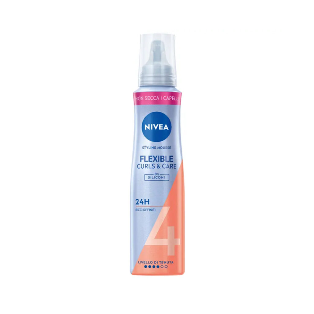 موس حالت دهنده مو مناسب موهای فر flexible curls & care حجم 150 میل نیوا | Nivea