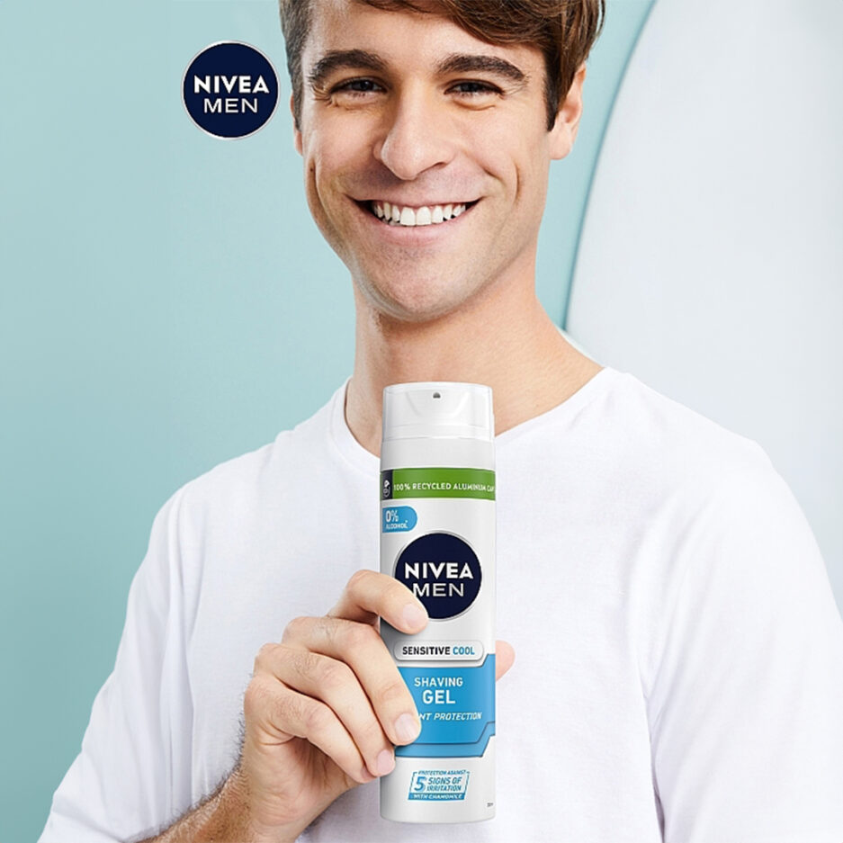 ژل اصلاح Sensitive cool حجم 200 میل نیوا | Nivea - Image 3