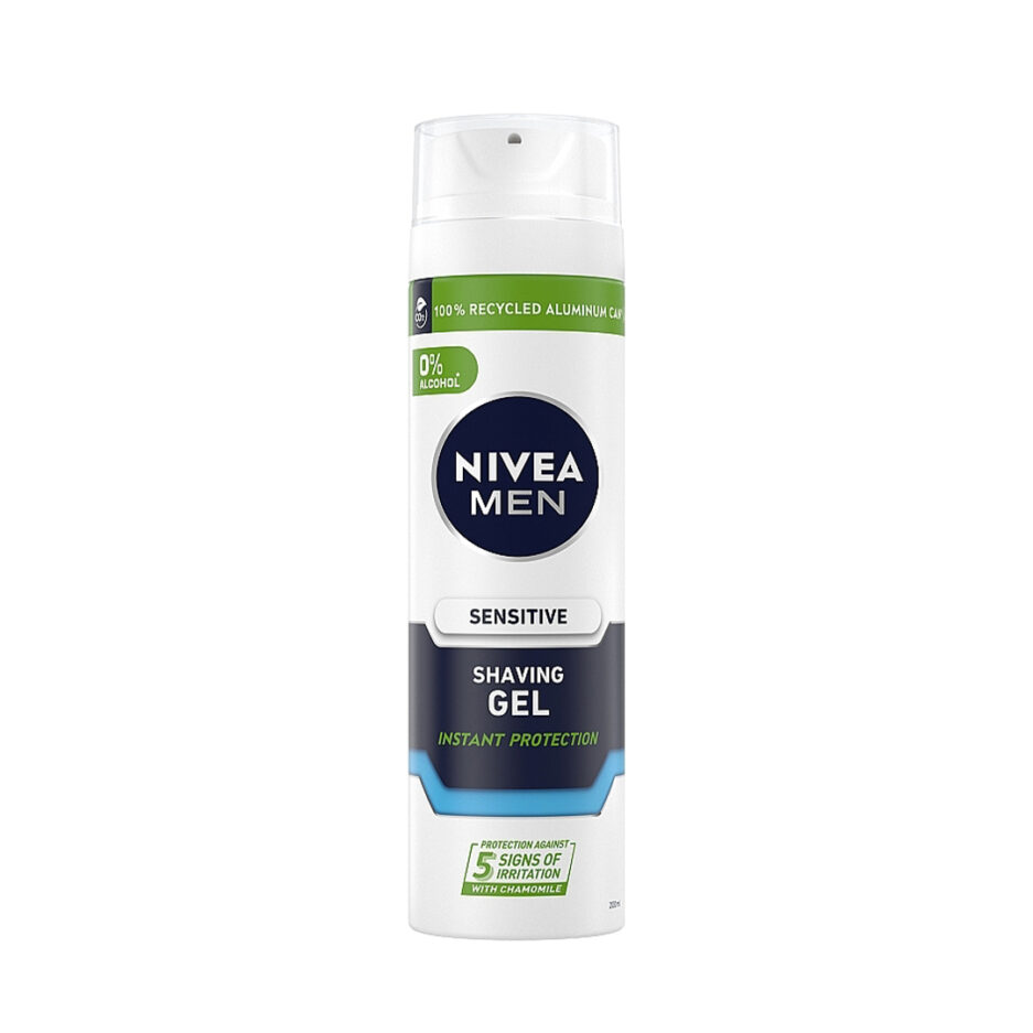ژل اصلاح مردانه پوست حساس Sensitive حجم 200 میل نیوا | Nivea