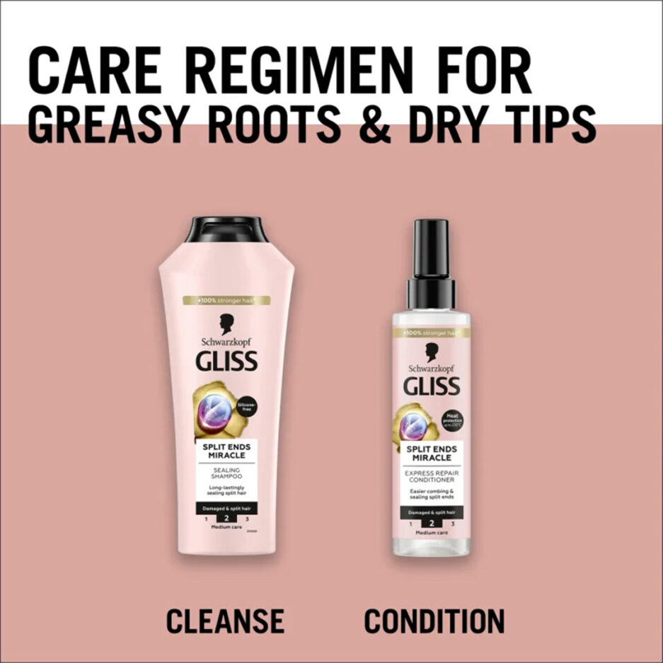 اسپري دوفاز ضد موخوره split hair miracle حجم 200 میل گليس | Gliss - Image 6