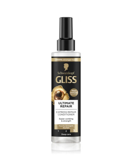 اسپری دو فاز مدل Ultimate Repair مناسب موهای خشک و آسیب دیده حجم 200میل گلیس | Gliss