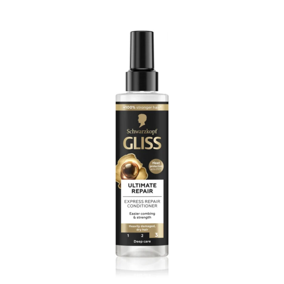 اسپری دو فاز مدل Ultimate Repair مناسب موهای خشک و آسیب دیده حجم 200میل گلیس | Gliss