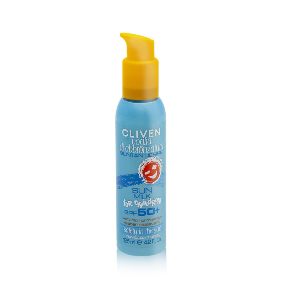شیر ضد آفتاب بدن کودکان spf 50 حجم 125 میل کلیون | Cliven