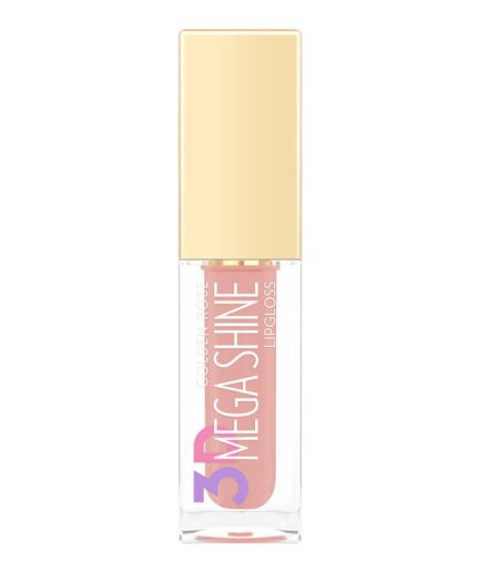 رژلب مایع مدل 3D Mega Shine گلدن رز | Golden rose - 102