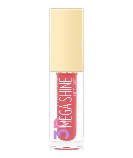 رژلب مایع مدل 3D Mega Shine گلدن رز | Golden rose - 109