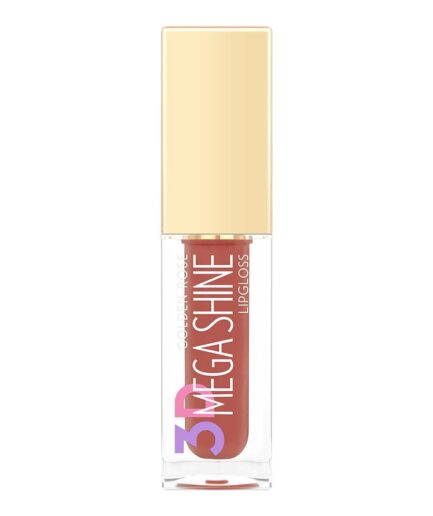 رژلب مایع مدل 3D Mega Shine گلدن رز | Golden rose - 112