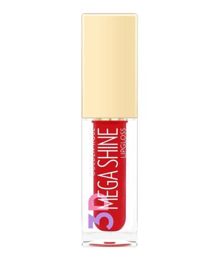 رژلب مایع مدل 3D Mega Shine گلدن رز | Golden rose - 113