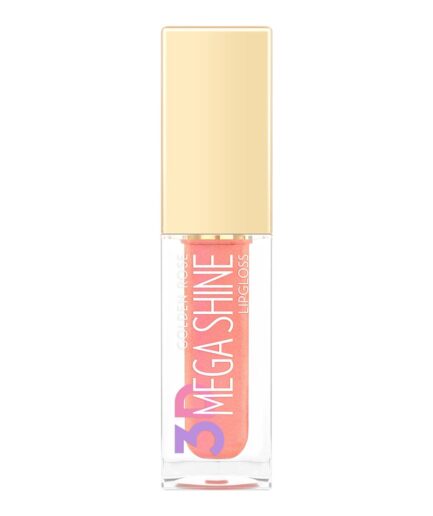 رژلب مایع مدل 3D Mega Shine گلدن رز | Golden rose - shimmer 116