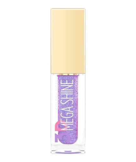 رژلب مایع مدل 3D Mega Shine گلدن رز | Golden rose - shimmer 122