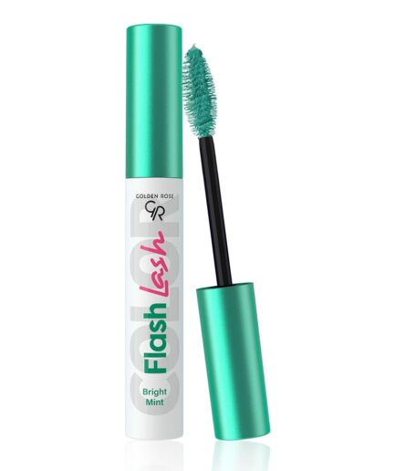 ریمل رنگی مدل flash lash گلدن رز | Golden rose - 01 Bright Mint