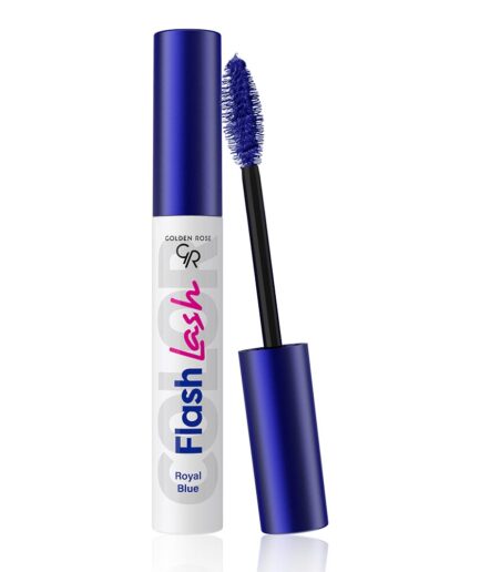 ریمل رنگی مدل flash lash گلدن رز | Golden rose - 04 Royal Blue