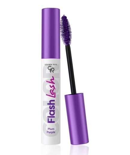 ریمل رنگی مدل flash lash گلدن رز | Golden rose - 07 Plum Purple