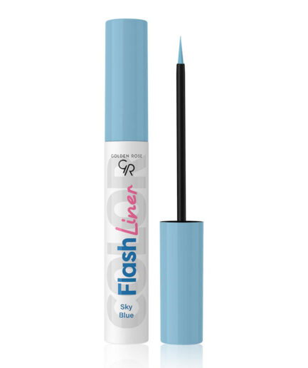 خط چشم رنگی مدل flash liner گلدن رز | Golden rose - 103 Sky Blue