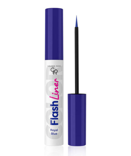 خط چشم رنگی مدل flash liner گلدن رز | Golden rose - 104 Royal Blue