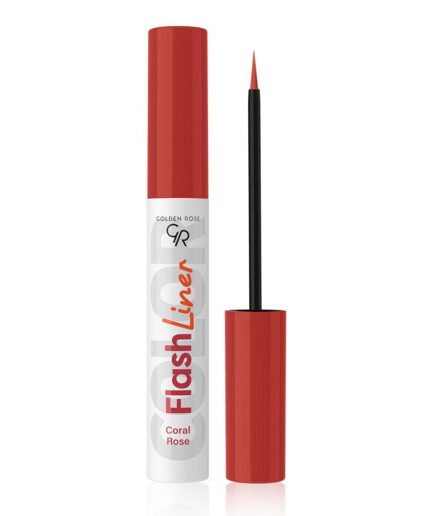 خط چشم رنگی مدل flash liner گلدن رز | Golden rose - 106 Coral Rose