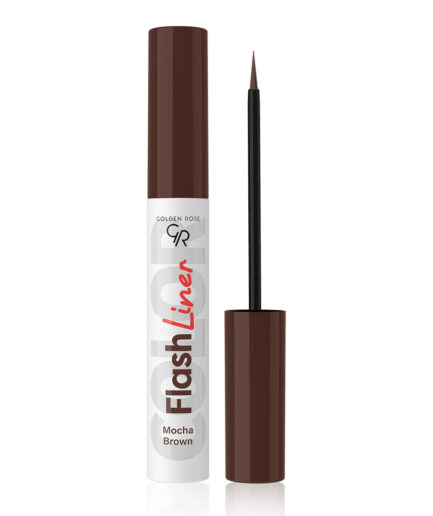 خط چشم رنگی مدل flash liner گلدن رز | Golden rose - 108 Mocha Brown