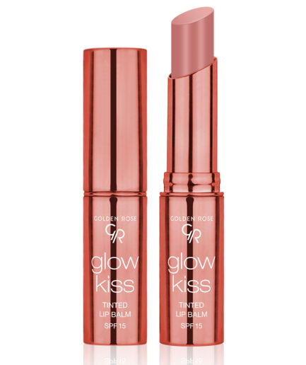 بالم لب رنگی حاوی SPF15 گلدن رز | Golden rose - 01 Vanilla Latte