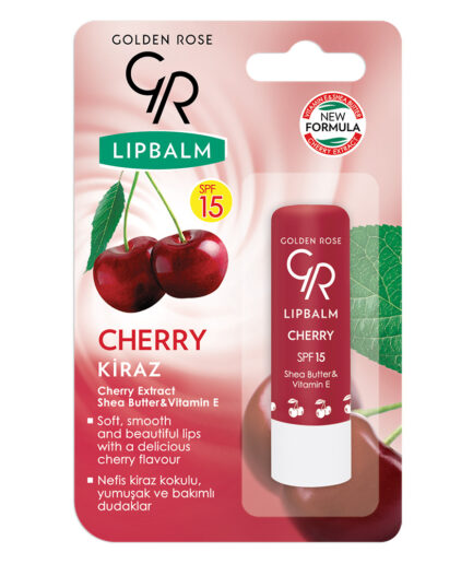 بالم لب عصاره آلبالو حاوی  SPF15 گلدن رز | Golden rose