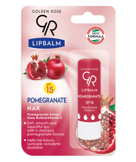 بالم لب عصاره انار حاوی SPF15 گلدن رز | Golden rose