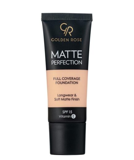 کرم پودر مدل  Matte Perfection حجم 35 میل گلدن رز | Golden rose - C1 - Cool
