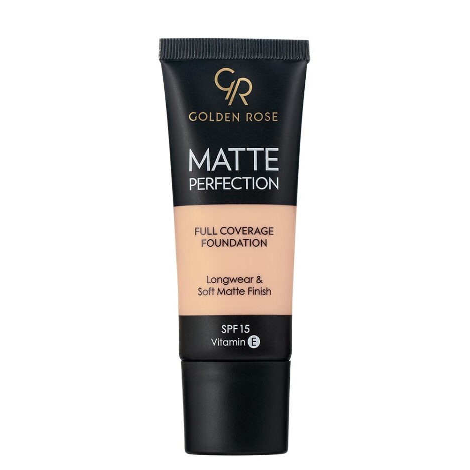 کرم پودر مدل  Matte Perfection حجم 35 میل گلدن رز | Golden rose